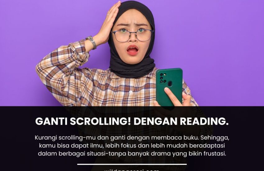 Ganti Scrollingmu dengan Membaca Buku