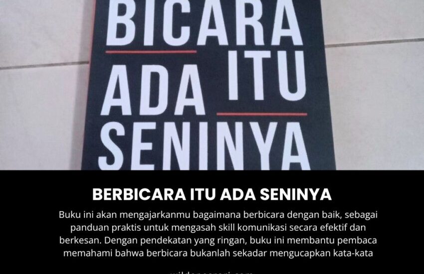 Review Buku Berbicara itu ada Seninya