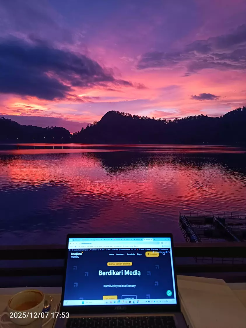 Best Foto Sunset Telaga Ngebel